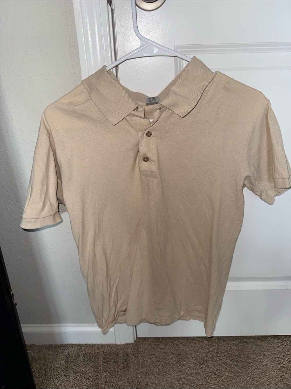 SHEIN Men's Tan Polo Shirt